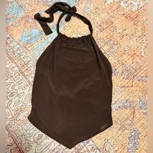 Brown Halter Top